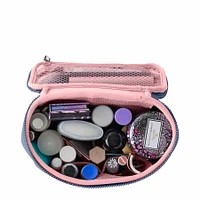 Small Train Case Neoprene Makeup Bag