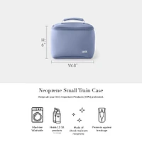 Small Train Case Neoprene Makeup Bag