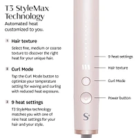 T3 Singlepass Stylemax Flat Iron 1" Satin Blush