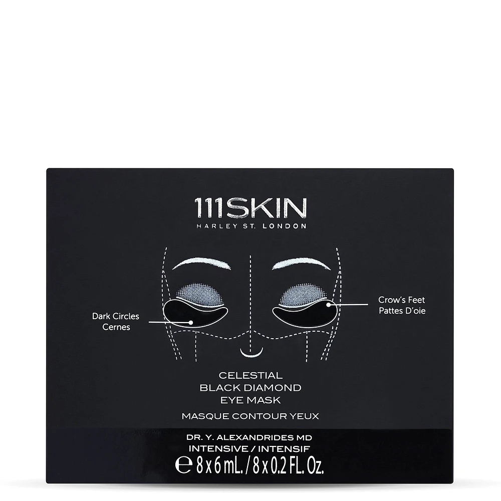 Celestial Black Diamond Eye Mask