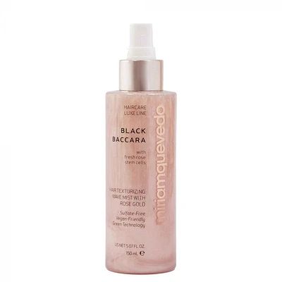 Black Baccara Hair Texturizing Wave Mist With Rose Gold