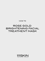 Rose Gold Brightening Facial Treatment Mask