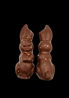 A-35x Petit Lapin guimauve chocolat au lait, a emballer, disponible jusqu'à épuisement des stocks (3 à 4 semaines de délai pour livraison)