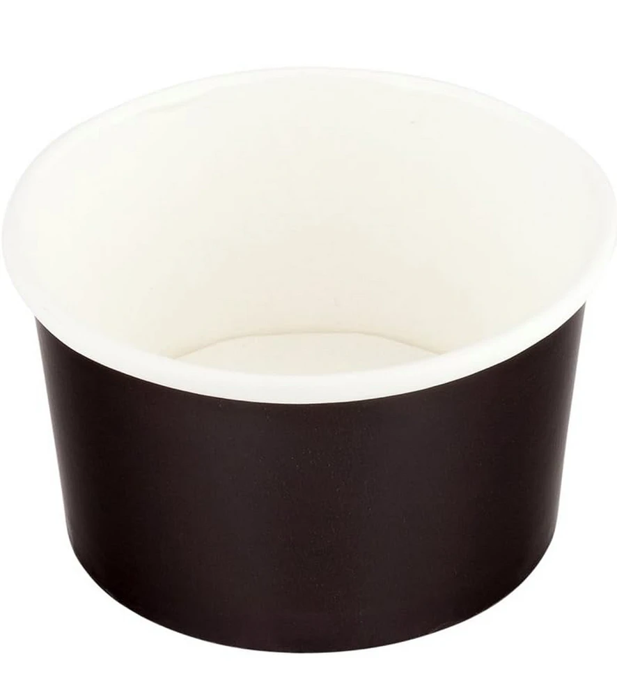 B-200x black ice cream cup