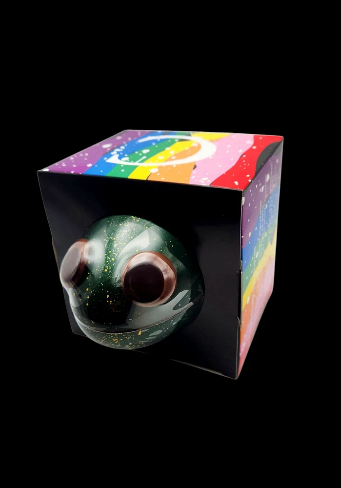 A-1x Big dark chocolate frog filled with 3 milk chocolate pistachio, delivery time 2-3 weeks