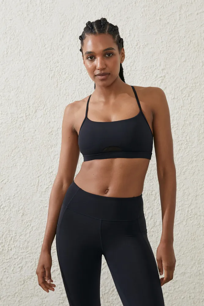 Body Ultra Luxe Mesh Strappy Crop