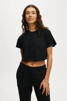 Active Cropped Boxy Tshirt