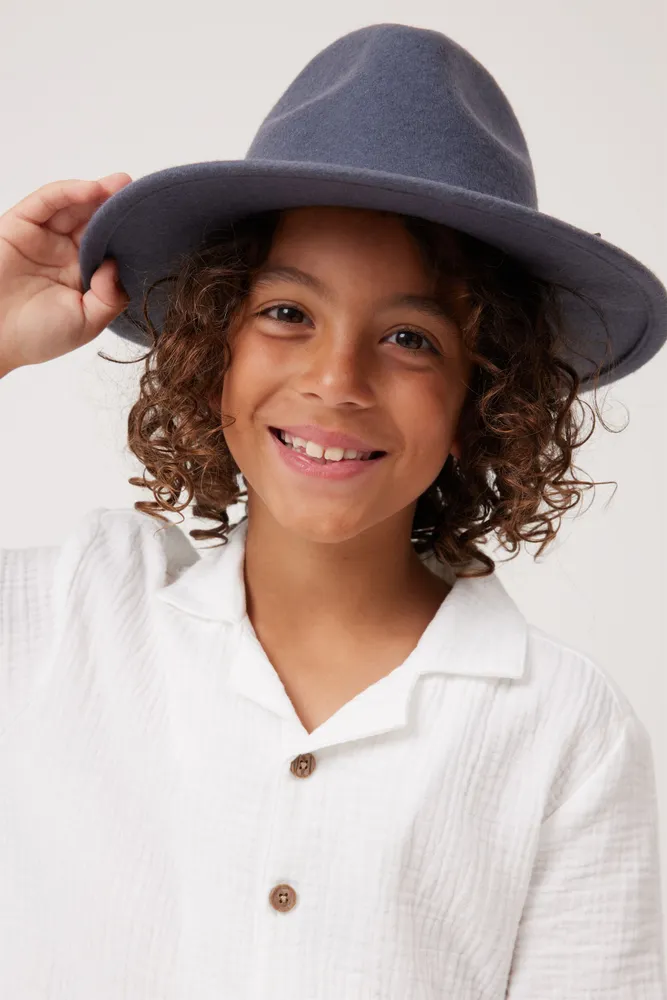 Kids Wide Brim Hat