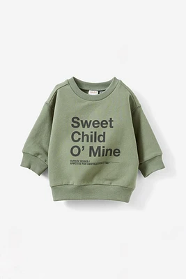 Guns N Roses Drop Shoulder Sweater
