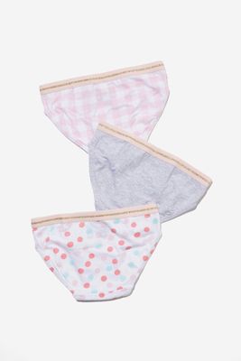 Girls 3 Pack Underwear