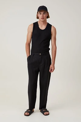 Linen Pleat Pant
