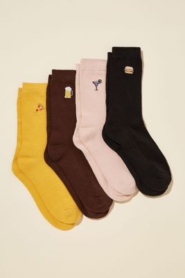 Novelty 4 Pack Of Socks