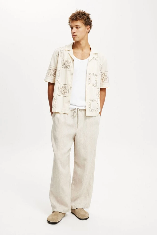 Super Baggy Linen Pant