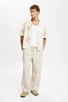 Super Baggy Linen Pant