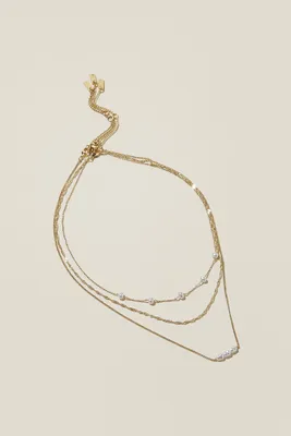 3Pk Fine Chain Necklace