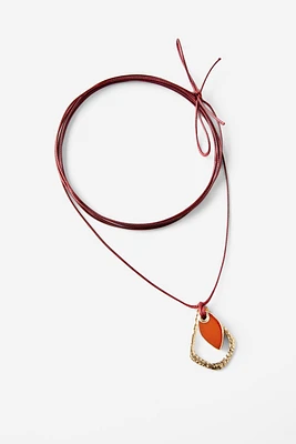 Cord Pendant Necklace