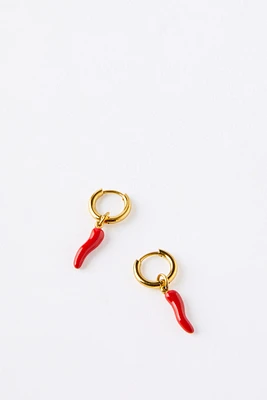 Waterproof Mid Charm Earring