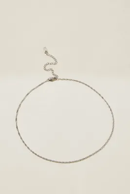 Waterproof Fine Chain Necklace