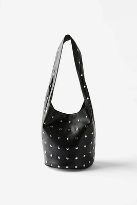 Lia Studded Bucket Bag