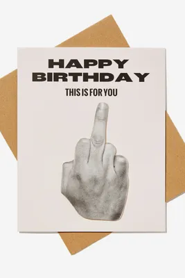 Premium Funny Birthday Card