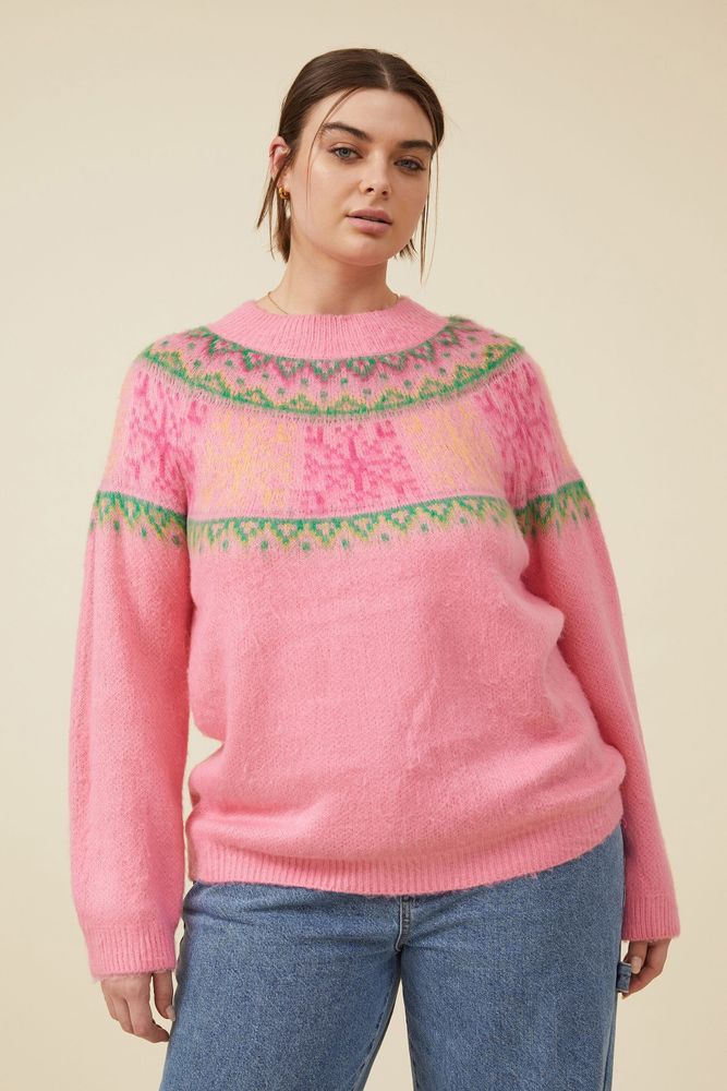 Curve Fluffy Heritage Sweater