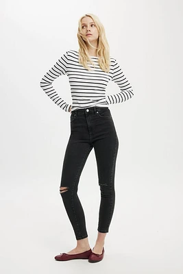 High Rise Skinny Jean