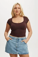 Mini Denim Skort