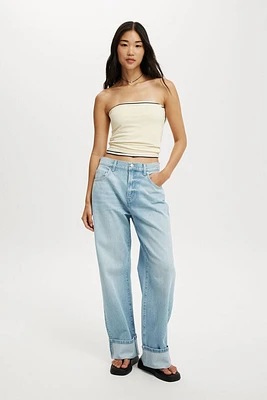 Loose Cuff Jean