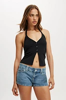 Micro Low Denim Short