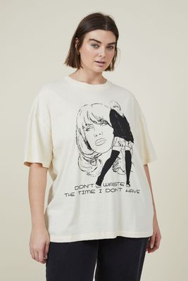 Curve Oversized License Graphic Tee