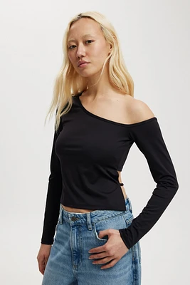 Blair Open Back Long Sleeve Top