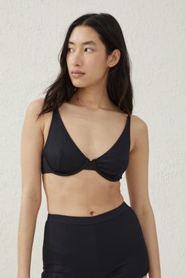 High Apex Bra Bikini Top