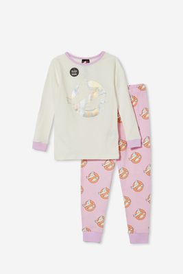 Lila Long Sleeve Pajama Set Ghostbusters