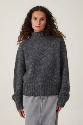 Luxe Mock Neck Pullover