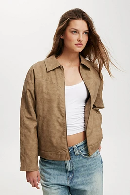 River Faux Suede Jacket