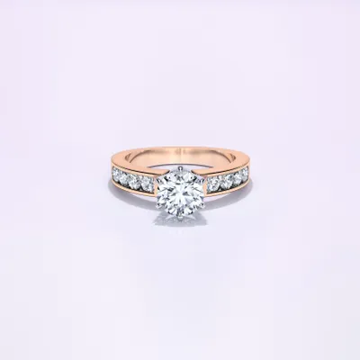 The Channel, 1ct, Rose Gold