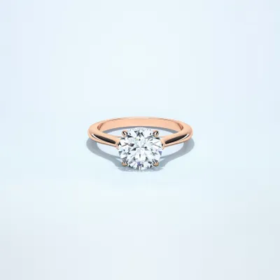 Couple Classic Thin 2ct Rose Gold