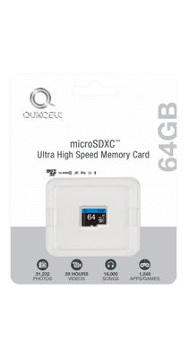 Quikcell Ultra High Speed MEMORY CARD 64GB microSDXC