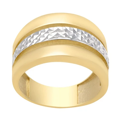 ANILLO ORO BLANCO Y AMARILLO 14K ALS0643YW-7