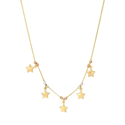 GARGANTILLA ESTRELLA ORO 14K