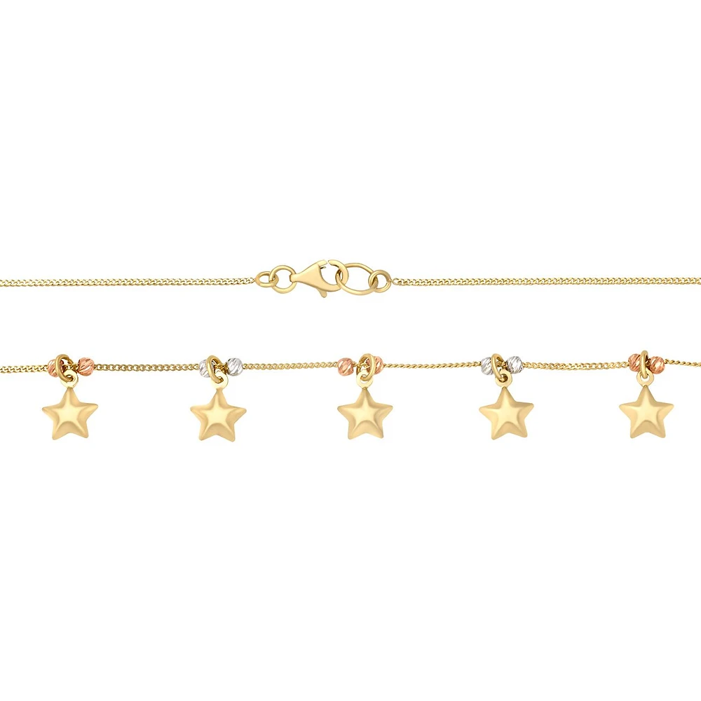 GARGANTILLA ESTRELLA ORO 14K