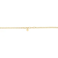 PULSERA CORAZON ORO 14K