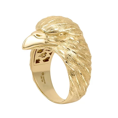 ANILLO CABALLERO AGUILA ORO 14K