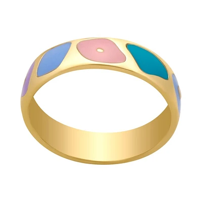 ANILLO ORO 14K CON ESMALTE ARPAN69411