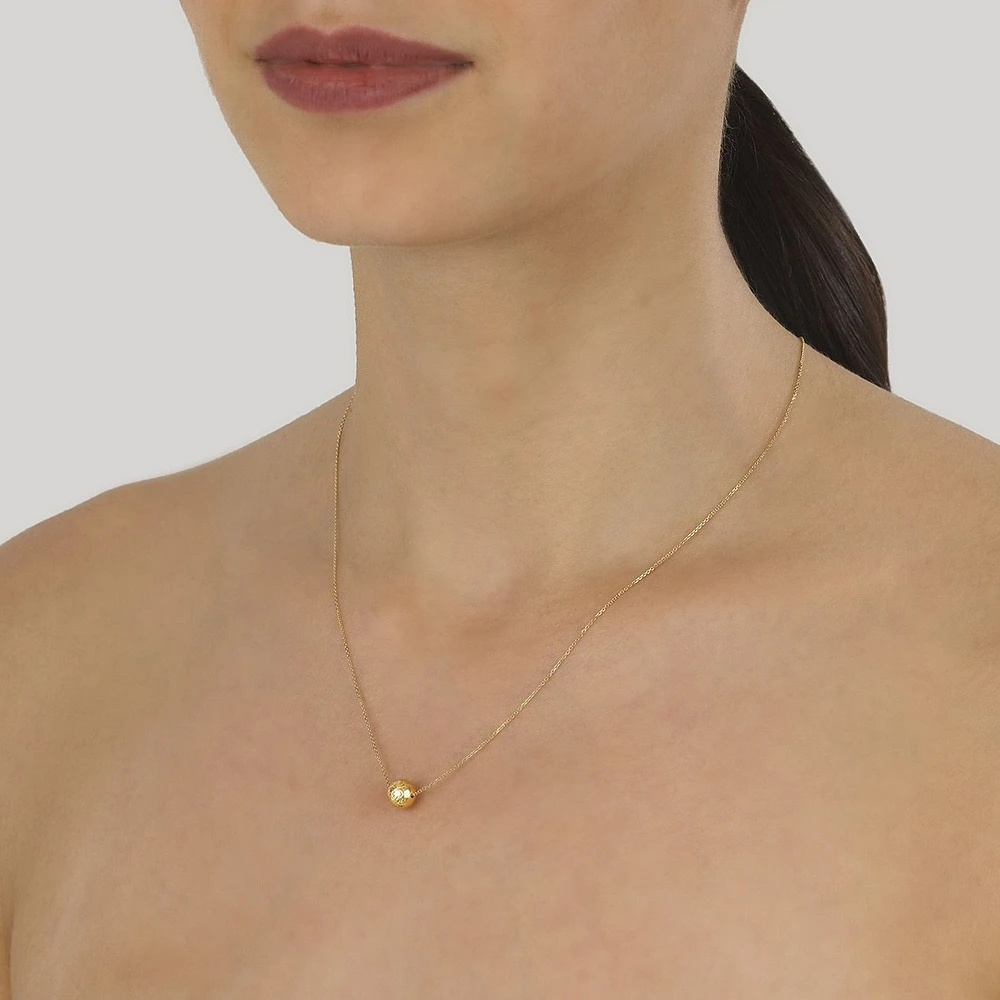 CADENA CON DIJE ORO 14K