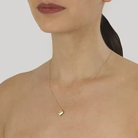 CADENA CON DIJE CORAZON ORO 14K