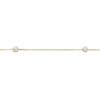 PULSERA DAMA CON PERLAS ORO 14K