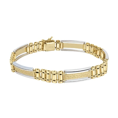 PULSERA CABALLERO ORO 14K