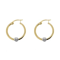 ARRACADAS REDONDAS ORO 14K