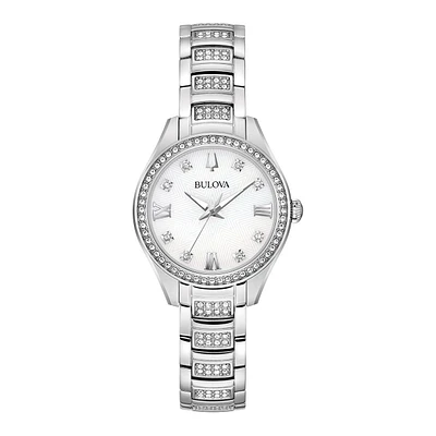 RELOJ BULOVA CRISTALES 96L311 PARA MUJER